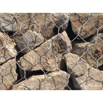 pagar gabion mesh kawat besi galvanis yang dicelup panas