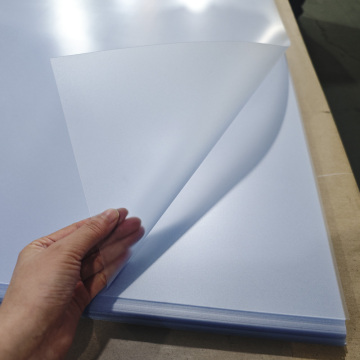 Matte Rigid Transparent Printable PVC Sheets