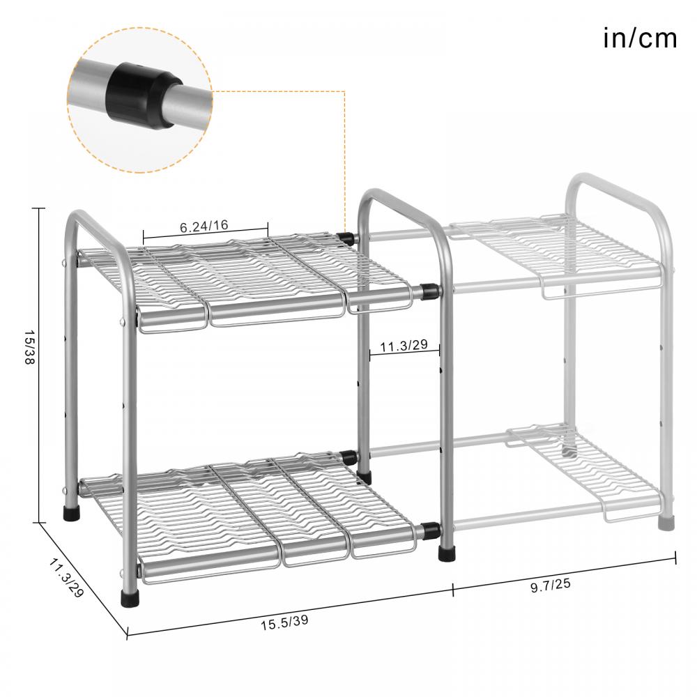 2 Layers Storage Rack