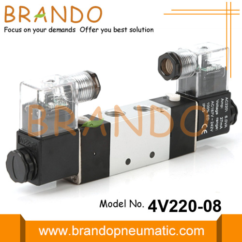 Airtac Type Pneumatic 5/2 Air Solenoid Valve 4V220-08