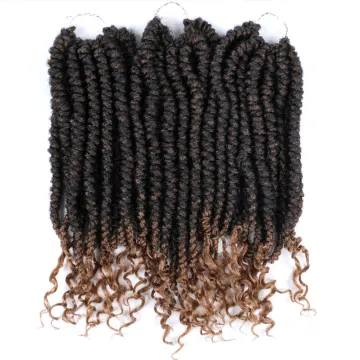 Wholesale Nubian 12 Inches 18 Inches Senegalese Jumbo Synthetic Crochet Braid  Best Braiding Extension Ombre Spring Twist Hair
