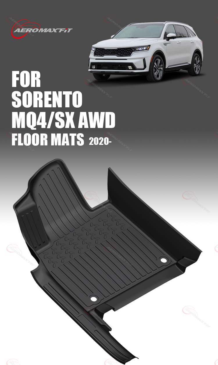 2020- KIA Sorento TPE floor mats_01