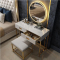 Luxury Led Dressing Table Set VanityTable With Stool