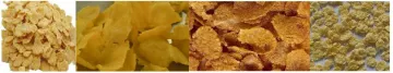 Breakfast cereal extruder machine corn flakes machinery
