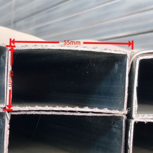 Verzinktes Vierkantrohr 48*98*1,5 mm