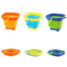 Folding Bucket Silicone Beach Bucket