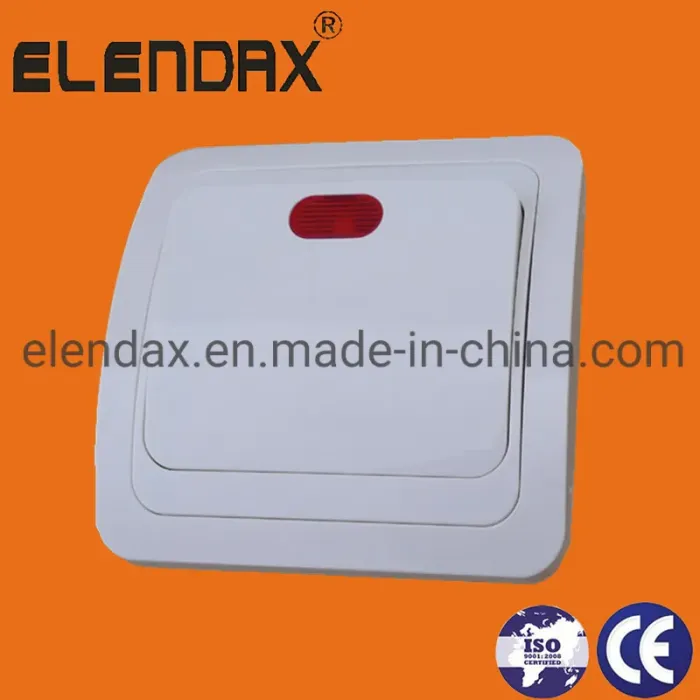 Европейский стандарт с двумя группами одностороннего выключателя света (F2102)