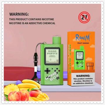 Randm Game Box 5200 Puffs Pena sekali pakai