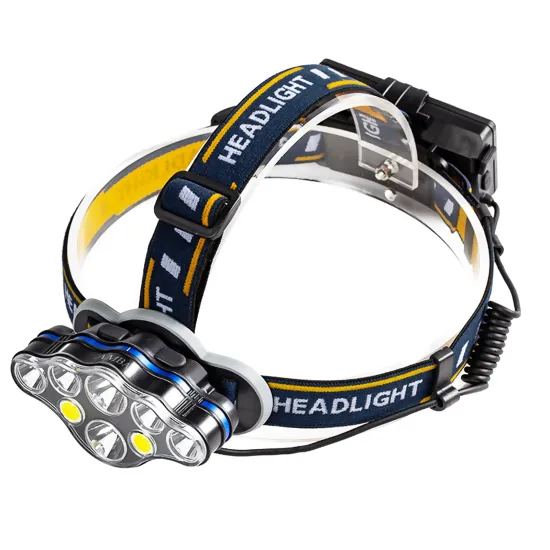 Waterproof Battery-Powered Outdoor Headlamp for Mining, Fishing, and Hiking