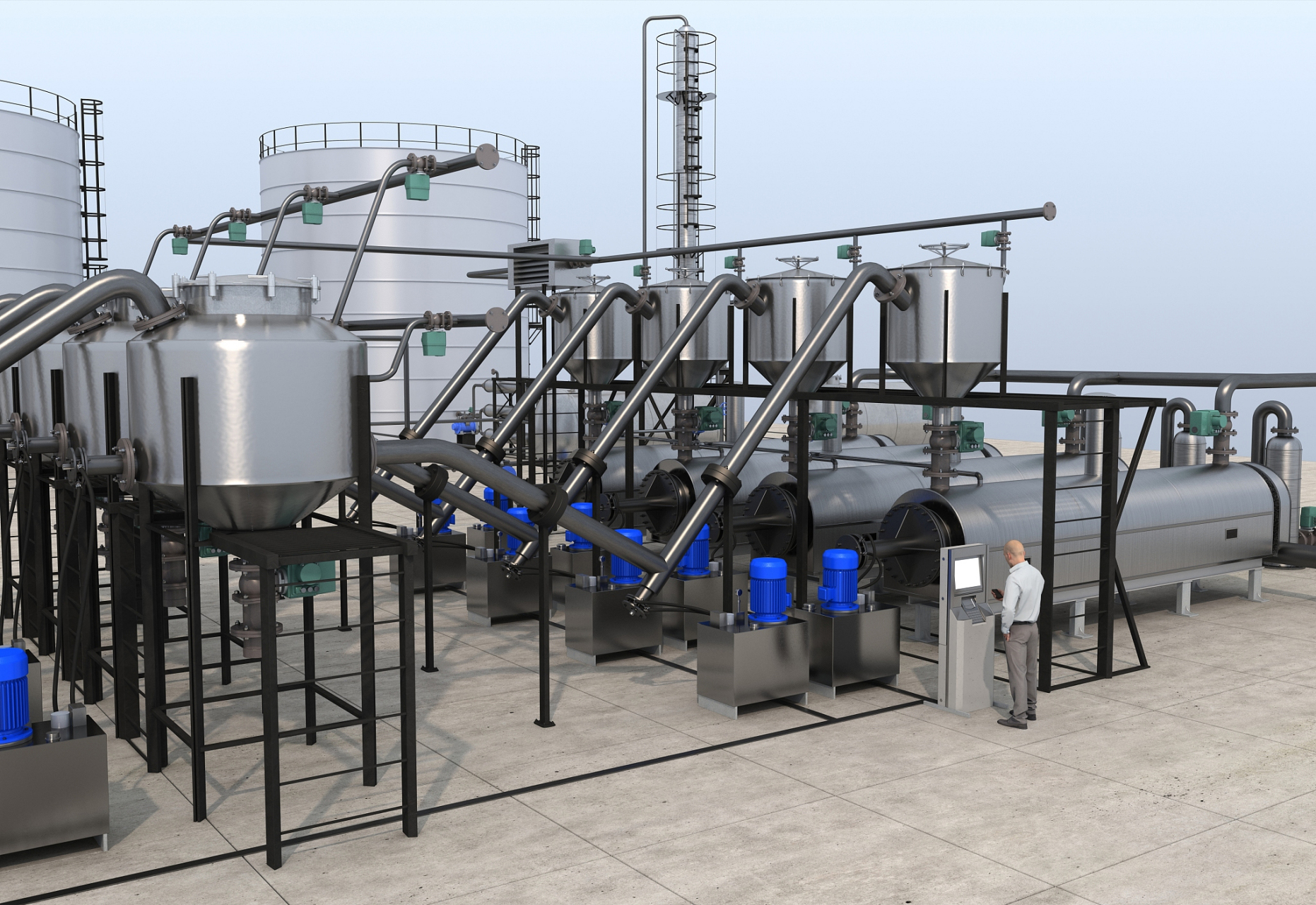 Dosage system for building materials industry