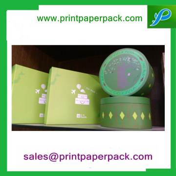 2016 Custom Printed Hat Round Cardboard Paper Flower Gift Box