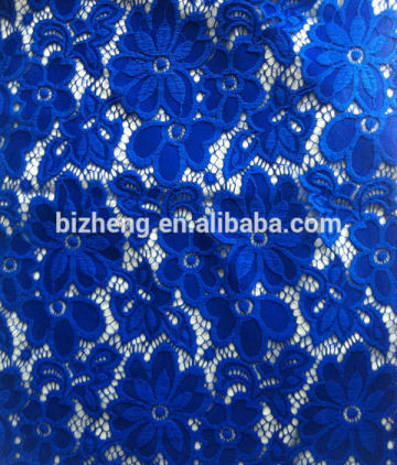 Beautiful embroiderd corded lace fabric