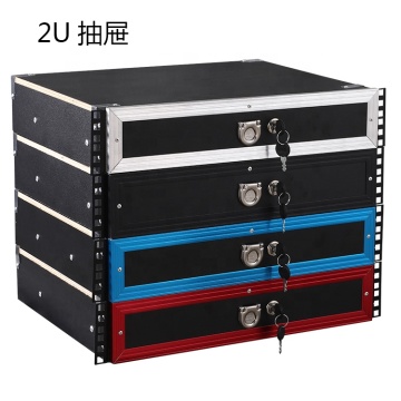 Customizable Colorful Aluminum Microphone Rack Cases for 2U and 3U