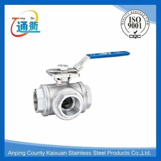 made in china casting stainless steel 304 t port ball valve