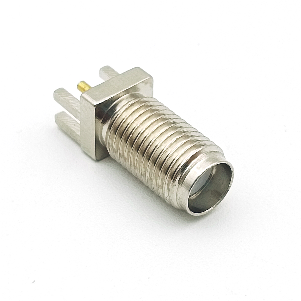 Female SMA Edge PCB Mount Coaxial Connectors