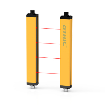 Industrial Light Curtain Sensor: GTRIC 40MM Pitch 4 Beam Finger Protection Photoelectric Barrier