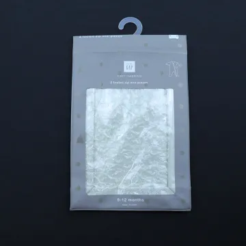 underwear zip lock packing plastic clothing bag