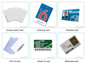 125khz Printed PVC School ID Card