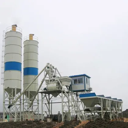 Skip Hoist Type Fully Automatic Concrete Batching Plant