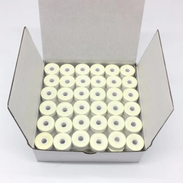 L Style Side Less Pre Wound Bobbin Thread Embroidery Machine 40S/2 Cotton Thread