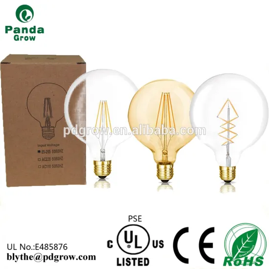 New product GLOBAL FILAMENT LED BULB G80 G95 G125 2W 4W led the lamps clear forsted golden E27 led light