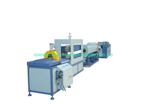 Pe Carbon Spiral Reinforcing Pipe Extrusion Machine , Single Screw Extruder Machine