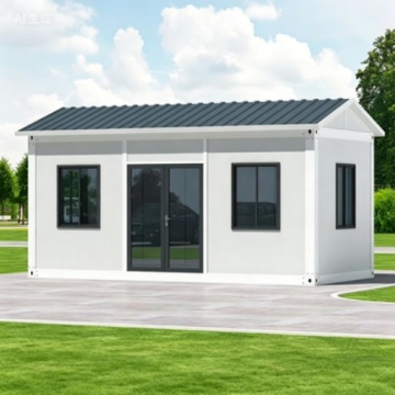 Modular Steel Office Container with Integrated Living Space