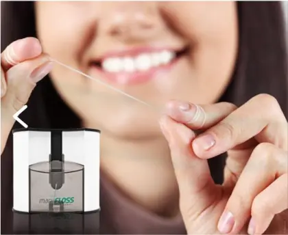 Wall Mount Dental Floss Apparatus