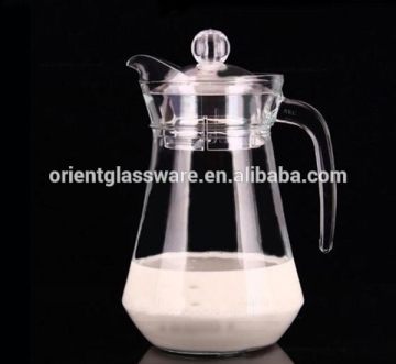 2014 summer hot sale 1.5 liter glass pitcher