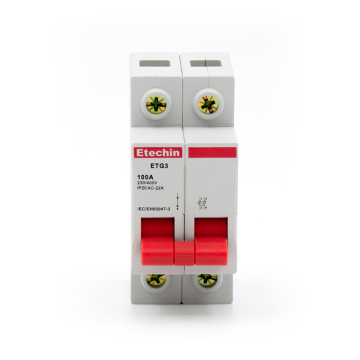 2P Main Switches: Disconnectors, Isolators & Circuit Breakers 40A-125A - OEM Manufacturer