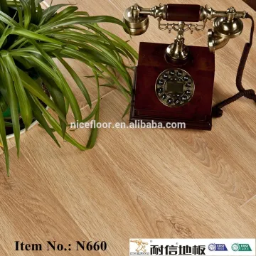 Indoor Usage bed floor 12mm HDF Core laminate flooring