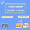 Ozeanschifffahrt von Shanghai nach Manila