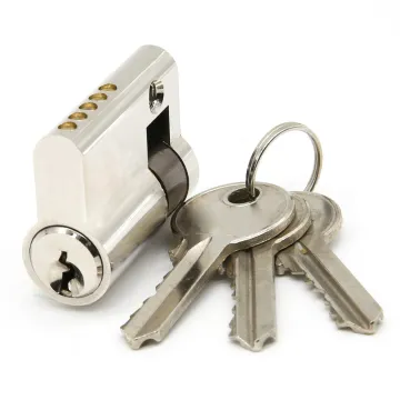 Euro Profile Brass Key Half Door Lock Cylinder