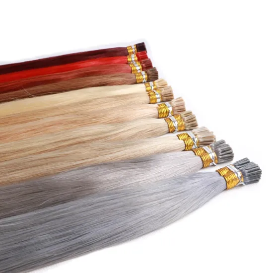 Harmony 20" 22'' 1g 100% virgin brazilian remy human hair keratin I stick tip hair extension with Italian glue