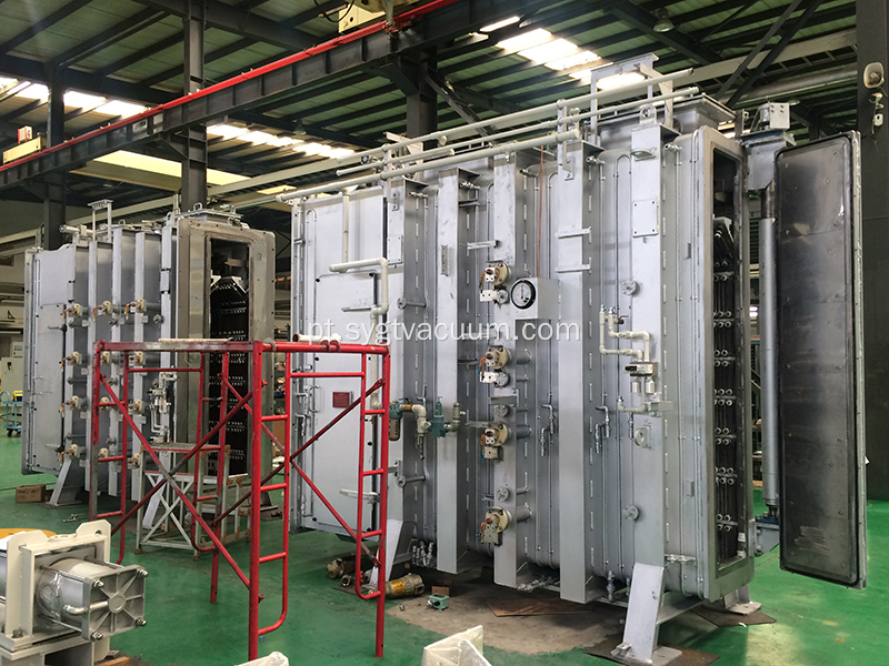 Forno de brasagem de vácuo contínuo de várias câmeras