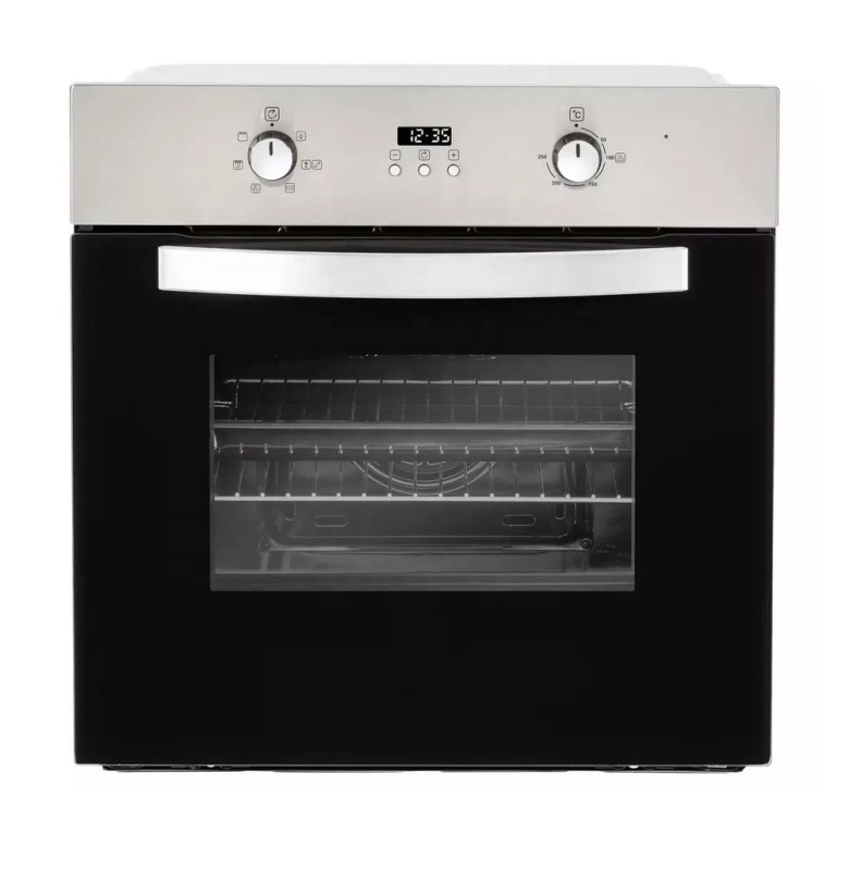 67L big capacity home bakery 2 layer glass door with safety device pizza oven built in gas+electric oven convection oven