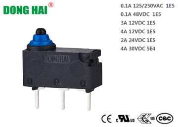 Long Life Dustproof Subminiature Micro Switch