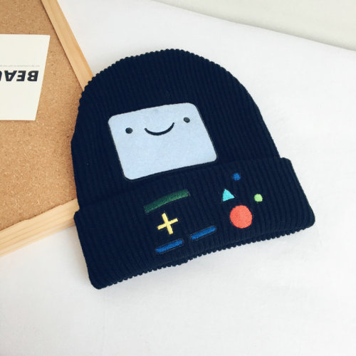 Cartoon Embroidery Patches Smile Cotton Cap Outdoor Hat