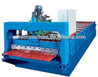 single-layer color steel roofing sheet roll forming machine