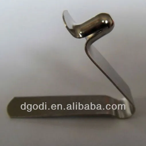 custom made stamping tube spring clip