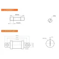 300A500V Fusos de DC para EV Charger Ess Solar