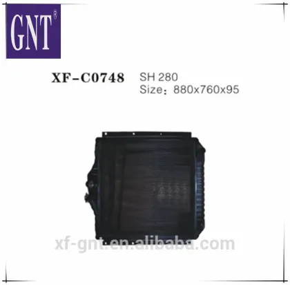 Cooling system diesel engine SH280 Water radiator