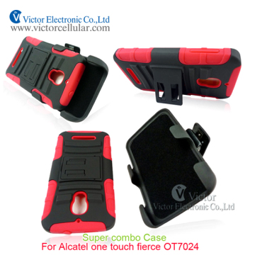 Defender Case with Kickstand for Alcatel One Touch Fierce Ot7024, Super Combo Case for Alcatel One Touch