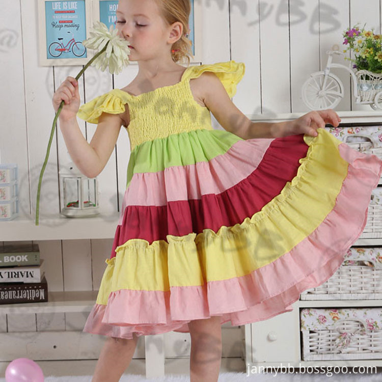 kids rainbow dress02