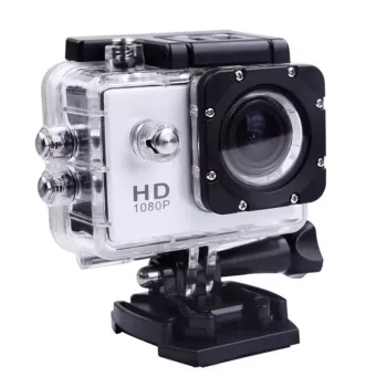 Best Seller Waterproof Action Camera for Underwater & Cycling - HD 1080p Mini Camcorder Go Pro 9 for Outdoor