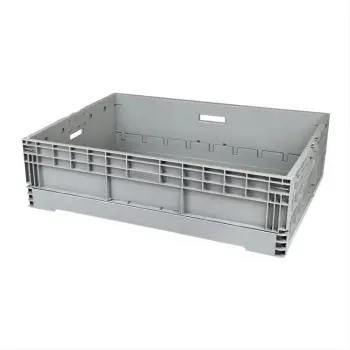 EUO8622 Foldable Plastic Storage Crates - Hot Selling Turnover Totes for Moving and Transport