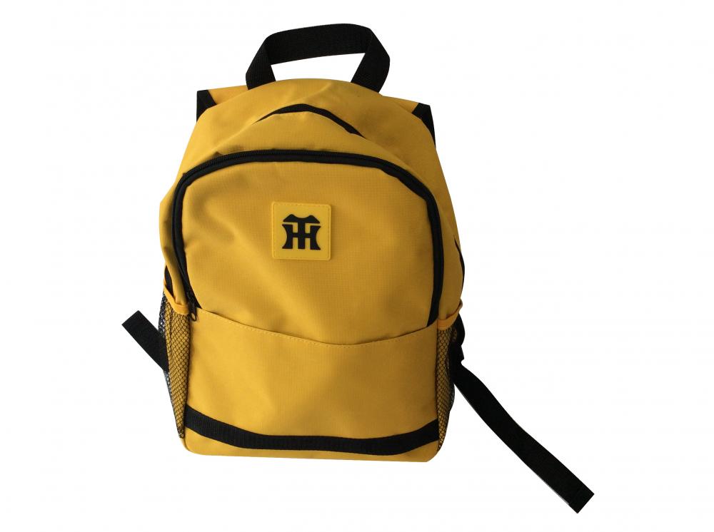 Practical yellow casual backpack