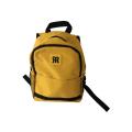 Practical yellow casual backpack