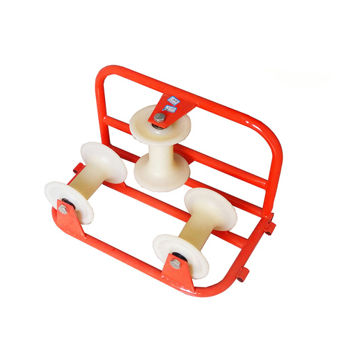 Underground cable pulley roller