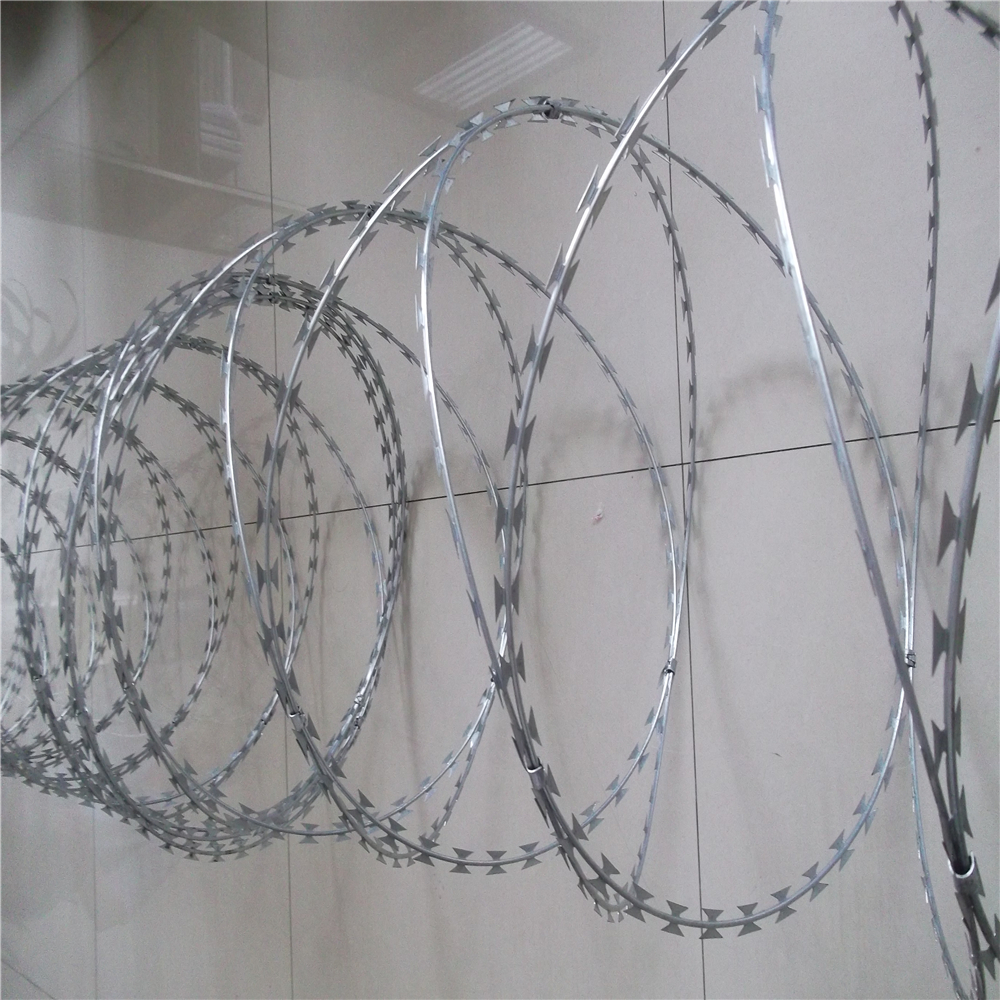 Galvanized Fake Razor Barbed Wire factory